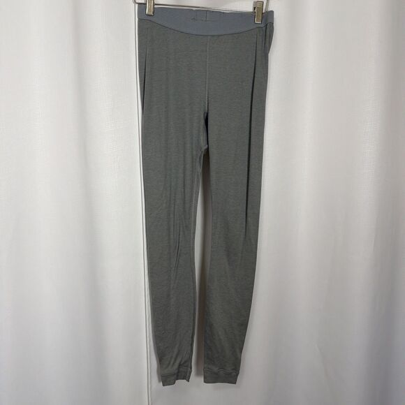 Patagonia Pants - Patagonia Capilene Women's Small Gray base layer Polyester Knit Elastic Waist